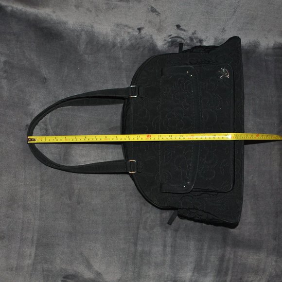 Vera Bradley Ultimate Baby Black Quilted Diaper Bag w/ Changing Pad - Picture 13 of 14